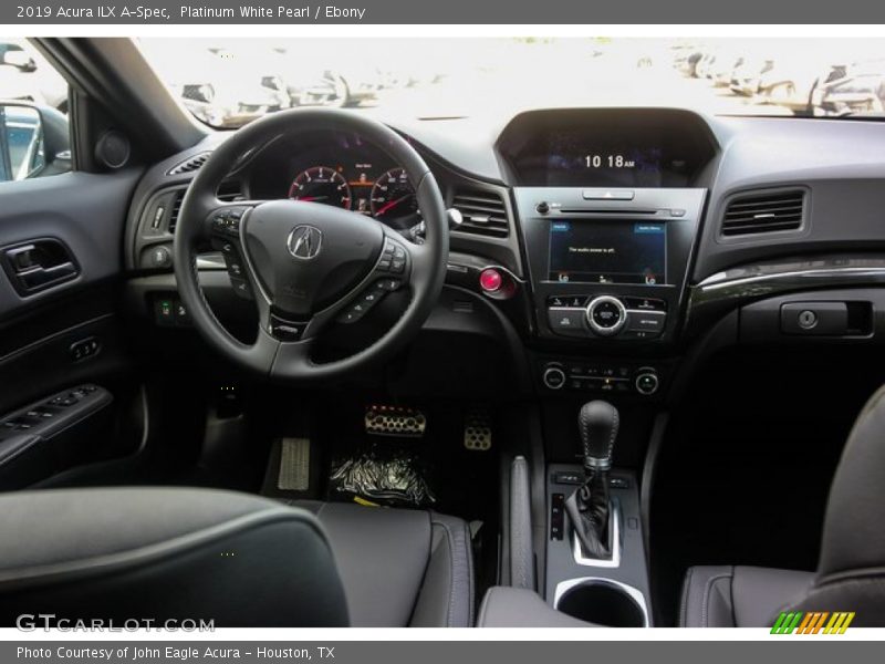 Platinum White Pearl / Ebony 2019 Acura ILX A-Spec