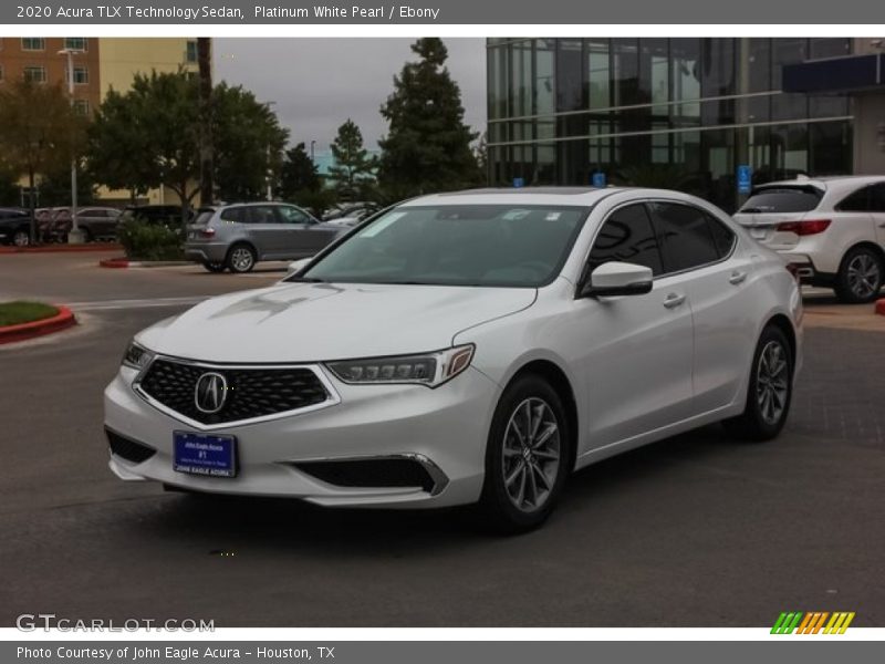 Platinum White Pearl / Ebony 2020 Acura TLX Technology Sedan