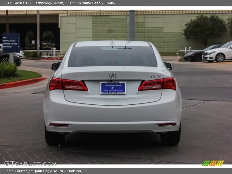 Platinum White Pearl / Ebony 2020 Acura TLX Technology Sedan