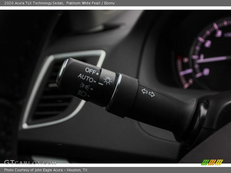 Platinum White Pearl / Ebony 2020 Acura TLX Technology Sedan