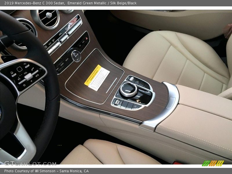 Emerald Green Metallic / Silk Beige/Black 2019 Mercedes-Benz C 300 Sedan