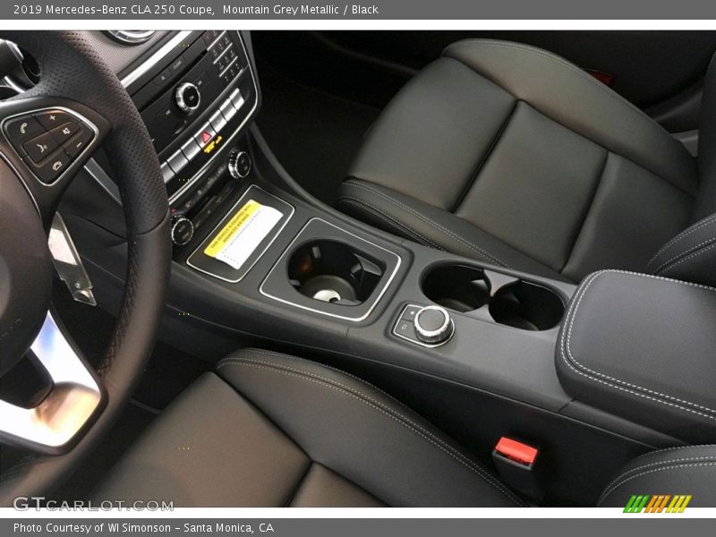 Mountain Grey Metallic / Black 2019 Mercedes-Benz CLA 250 Coupe
