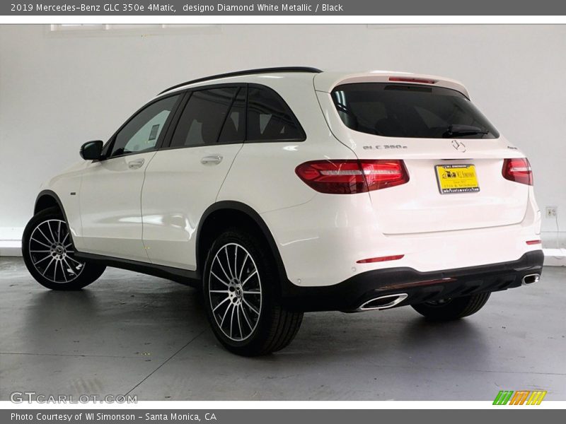 designo Diamond White Metallic / Black 2019 Mercedes-Benz GLC 350e 4Matic