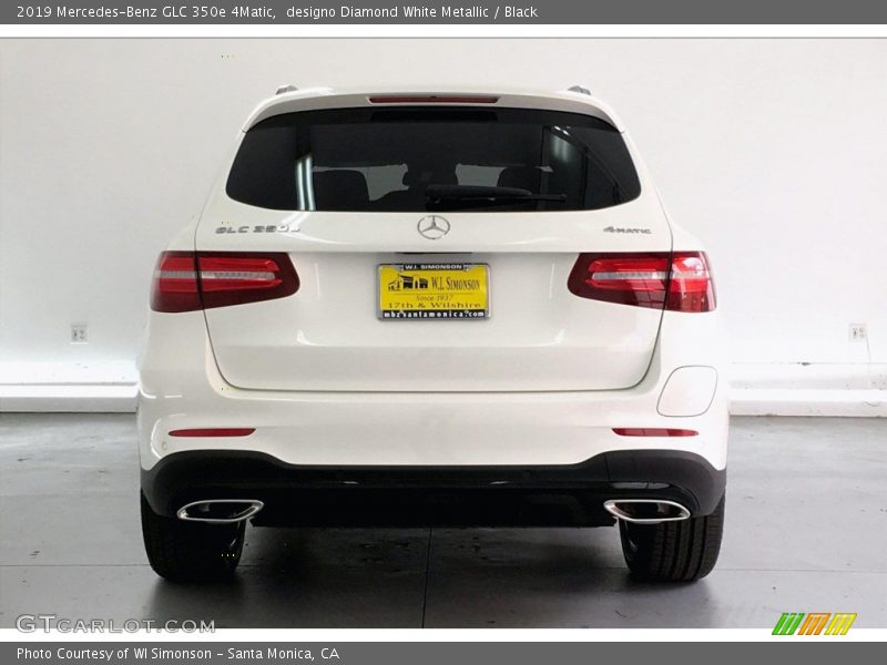 designo Diamond White Metallic / Black 2019 Mercedes-Benz GLC 350e 4Matic