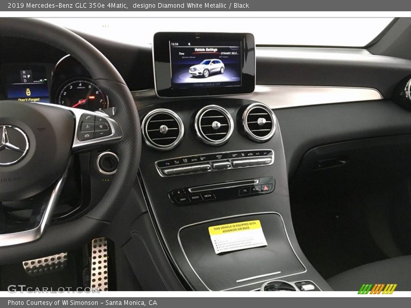 designo Diamond White Metallic / Black 2019 Mercedes-Benz GLC 350e 4Matic