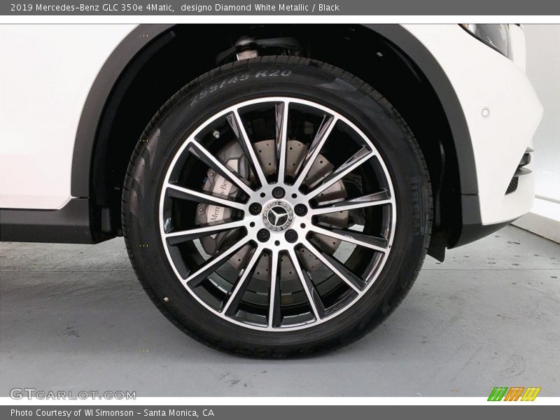 designo Diamond White Metallic / Black 2019 Mercedes-Benz GLC 350e 4Matic