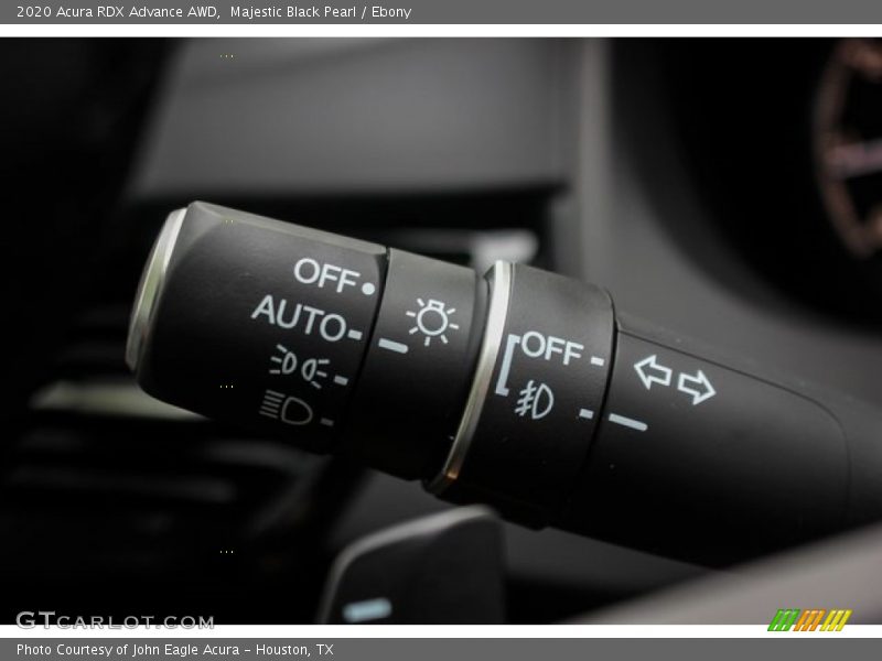 Controls of 2020 RDX Advance AWD