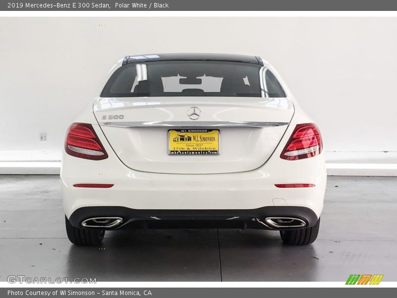 Polar White / Black 2019 Mercedes-Benz E 300 Sedan