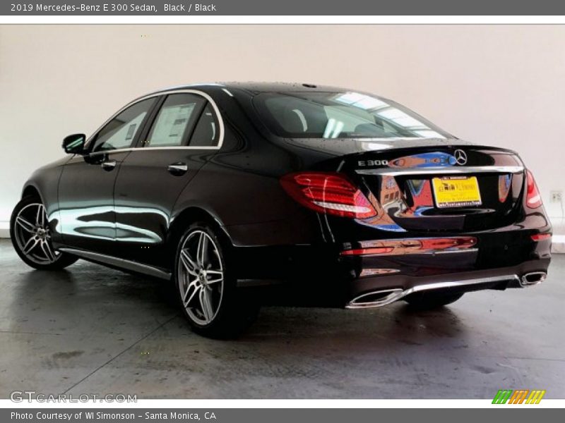 Black / Black 2019 Mercedes-Benz E 300 Sedan
