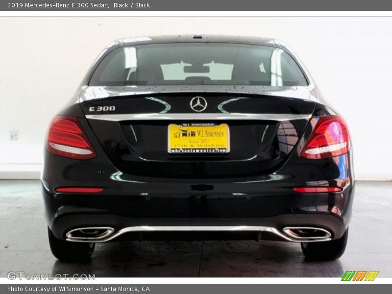 Black / Black 2019 Mercedes-Benz E 300 Sedan
