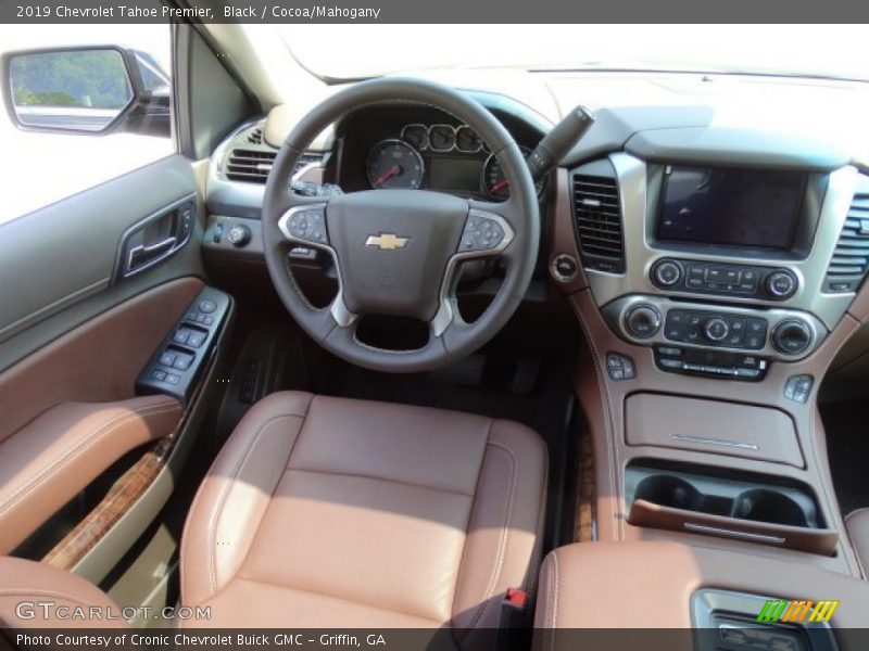 Dashboard of 2019 Tahoe Premier