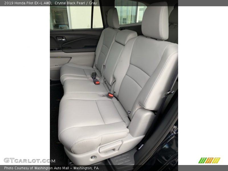 Crystal Black Pearl / Gray 2019 Honda Pilot EX-L AWD