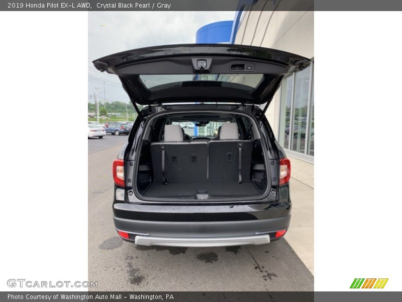 Crystal Black Pearl / Gray 2019 Honda Pilot EX-L AWD
