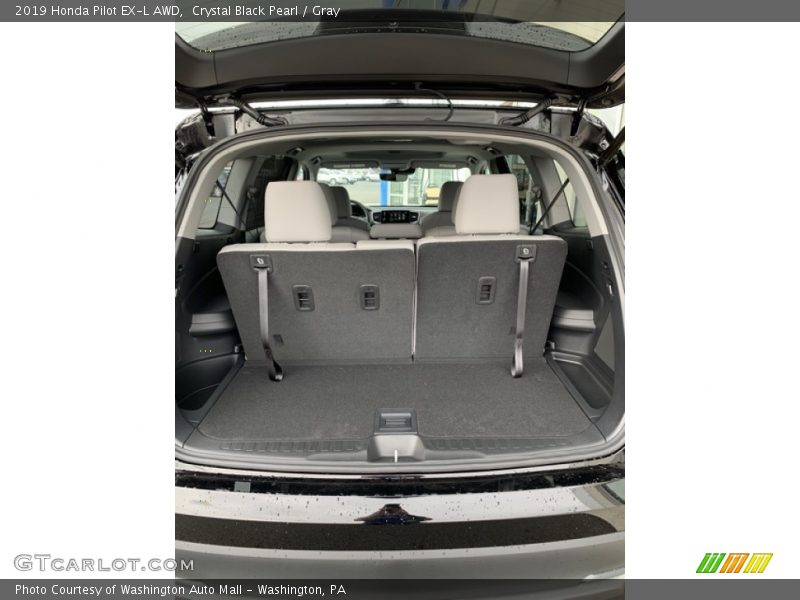 Crystal Black Pearl / Gray 2019 Honda Pilot EX-L AWD