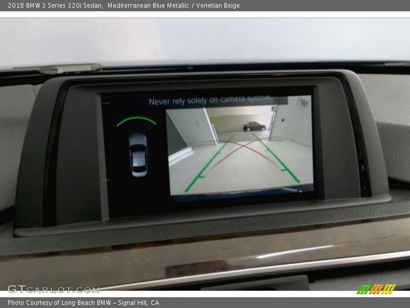 Mediterranean Blue Metallic / Venetian Beige 2018 BMW 3 Series 320i Sedan