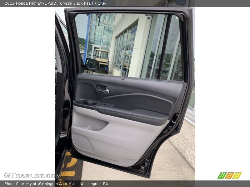 Crystal Black Pearl / Gray 2019 Honda Pilot EX-L AWD