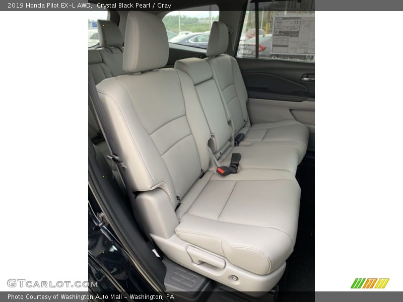 Crystal Black Pearl / Gray 2019 Honda Pilot EX-L AWD
