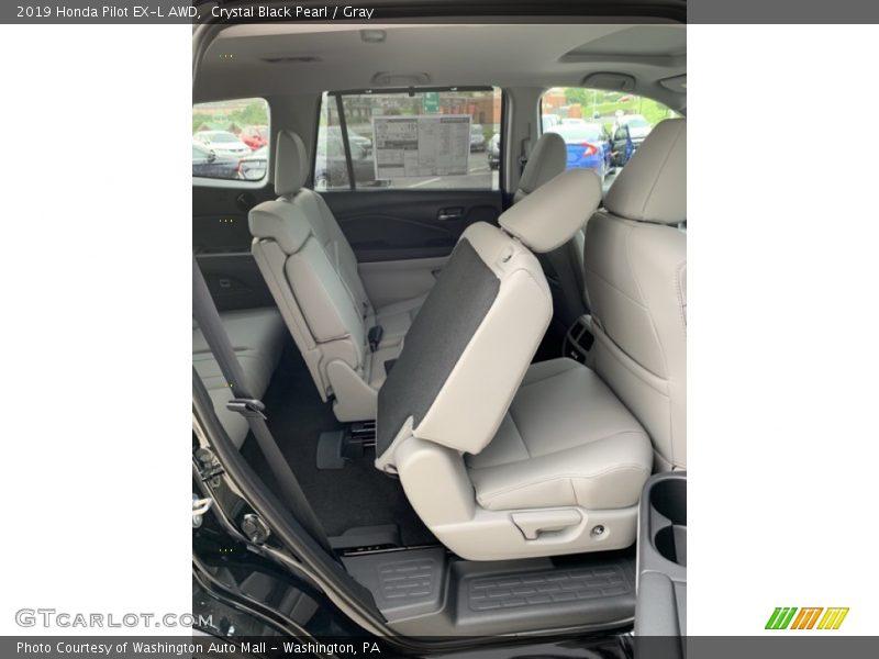 Crystal Black Pearl / Gray 2019 Honda Pilot EX-L AWD