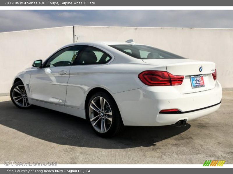 Alpine White / Black 2019 BMW 4 Series 430i Coupe