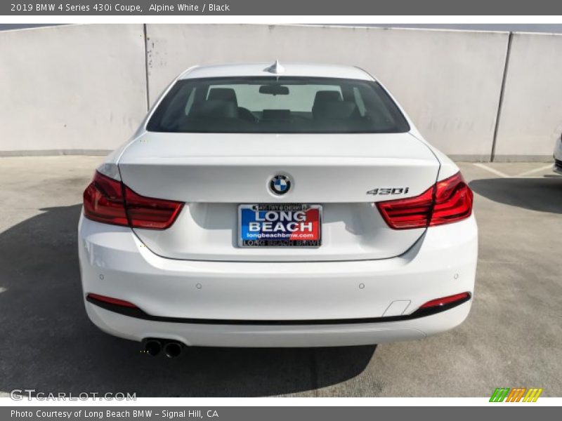 Alpine White / Black 2019 BMW 4 Series 430i Coupe