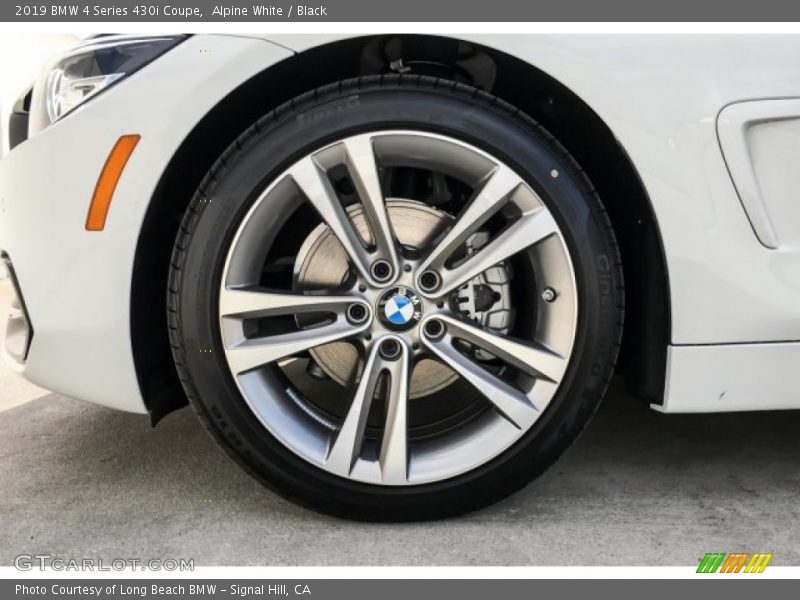 Alpine White / Black 2019 BMW 4 Series 430i Coupe