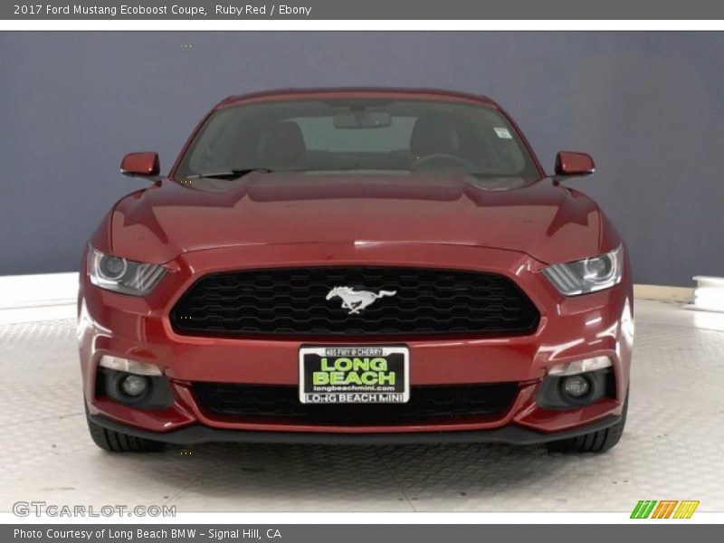 Ruby Red / Ebony 2017 Ford Mustang Ecoboost Coupe
