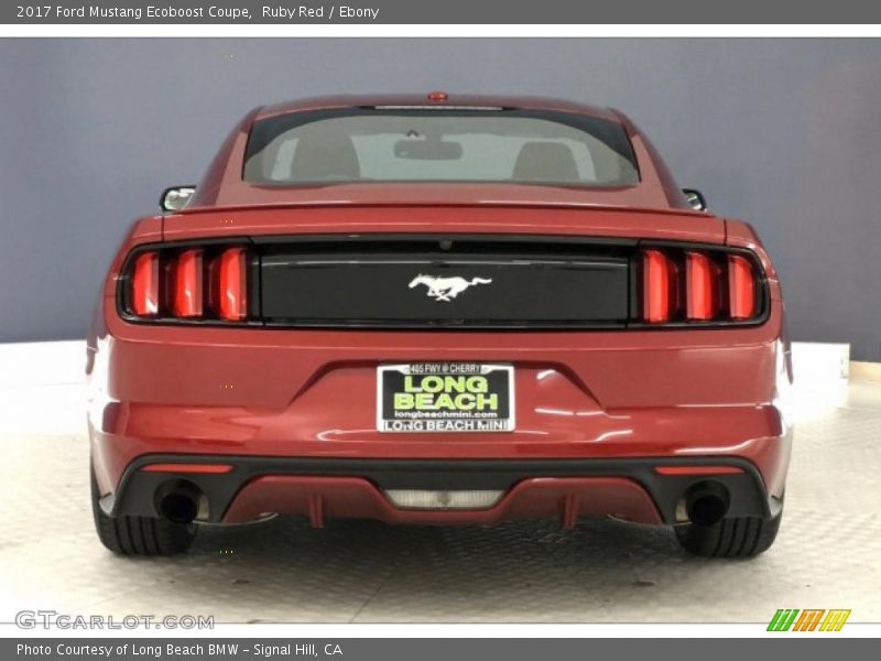 Ruby Red / Ebony 2017 Ford Mustang Ecoboost Coupe