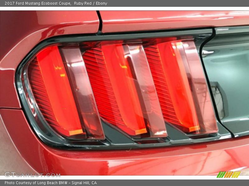 Ruby Red / Ebony 2017 Ford Mustang Ecoboost Coupe