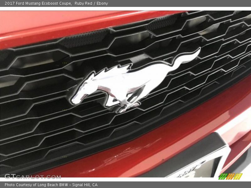 Ruby Red / Ebony 2017 Ford Mustang Ecoboost Coupe