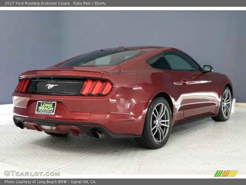 Ruby Red / Ebony 2017 Ford Mustang Ecoboost Coupe