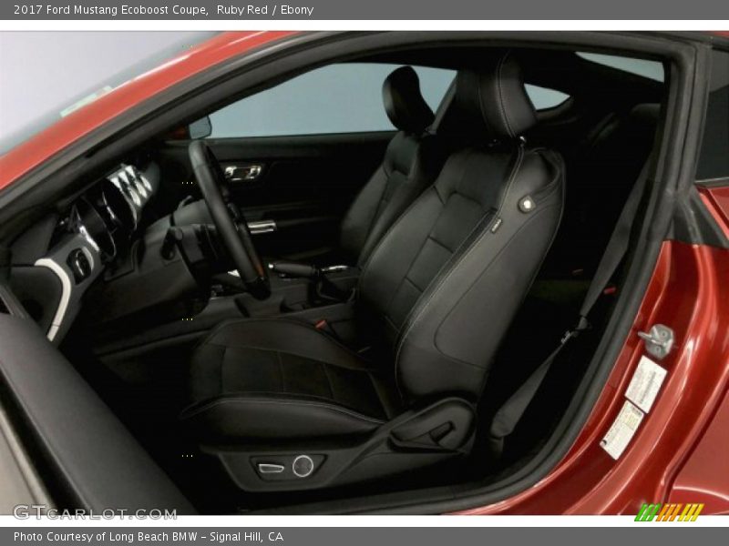 Ruby Red / Ebony 2017 Ford Mustang Ecoboost Coupe