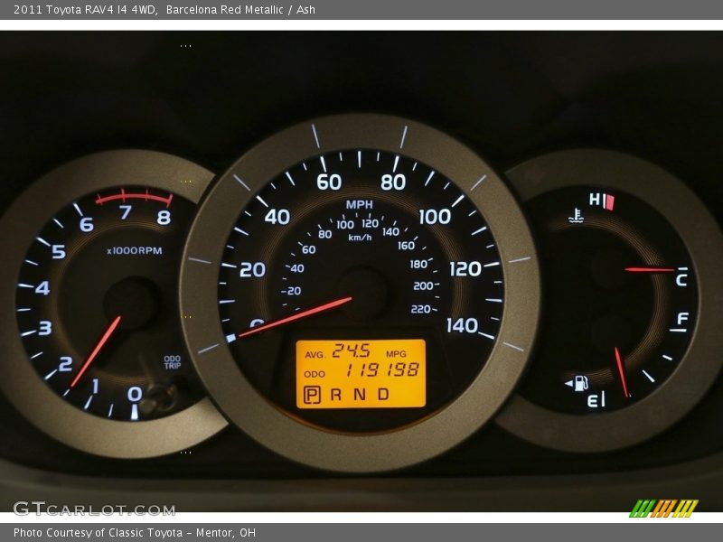 Barcelona Red Metallic / Ash 2011 Toyota RAV4 I4 4WD