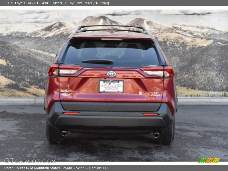 Ruby Flare Pearl / Nutmeg 2019 Toyota RAV4 LE AWD Hybrid