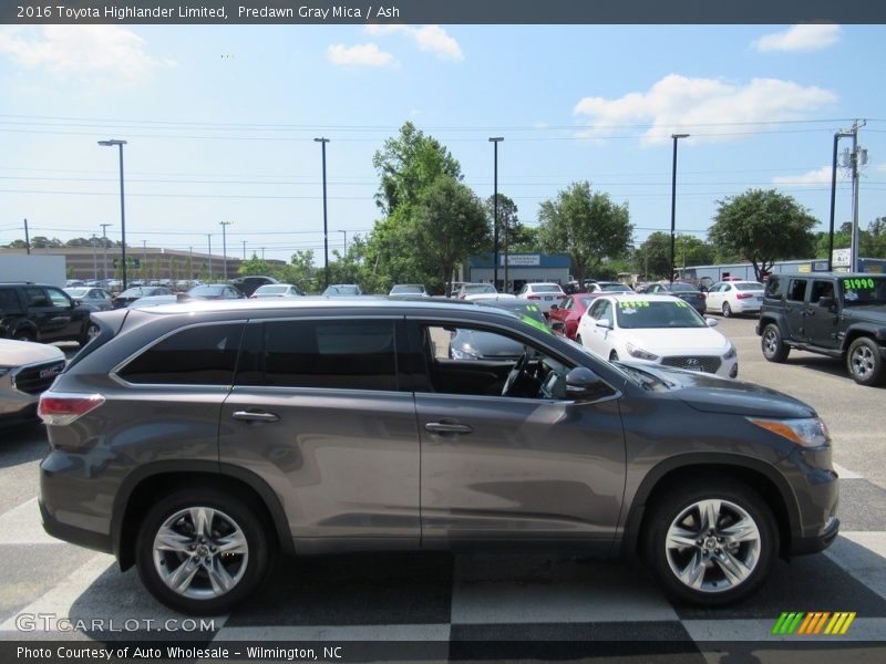 Predawn Gray Mica / Ash 2016 Toyota Highlander Limited