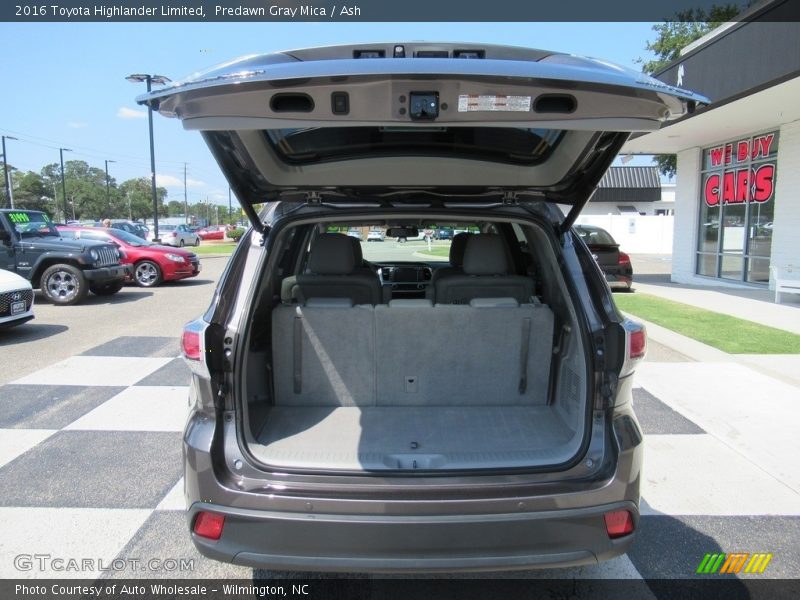 Predawn Gray Mica / Ash 2016 Toyota Highlander Limited