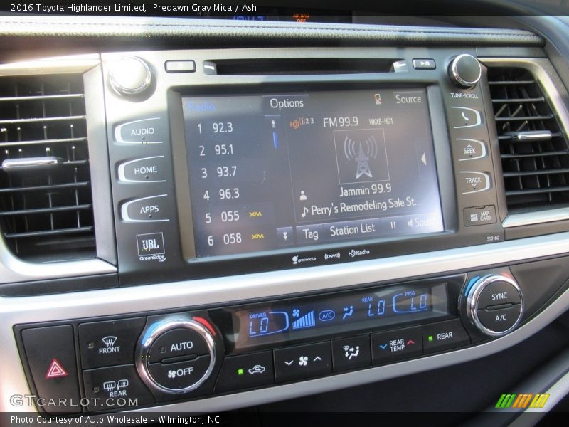 Predawn Gray Mica / Ash 2016 Toyota Highlander Limited