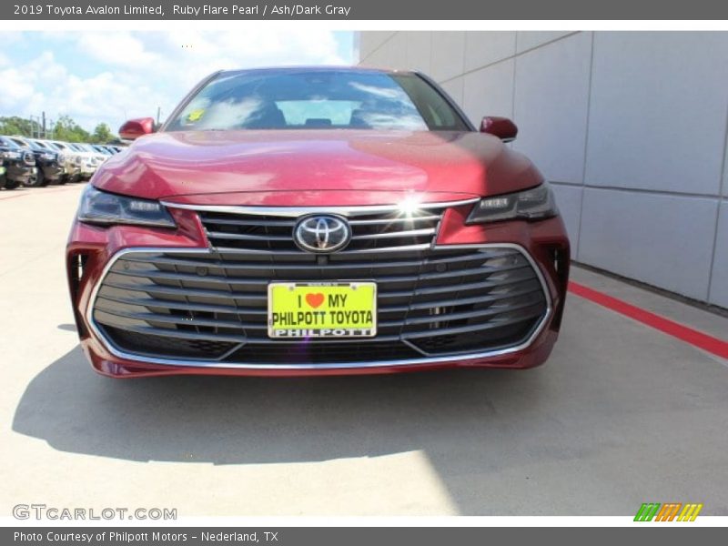 Ruby Flare Pearl / Ash/Dark Gray 2019 Toyota Avalon Limited