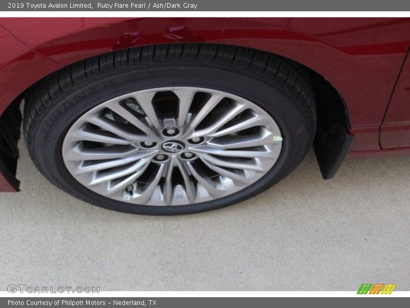 Ruby Flare Pearl / Ash/Dark Gray 2019 Toyota Avalon Limited