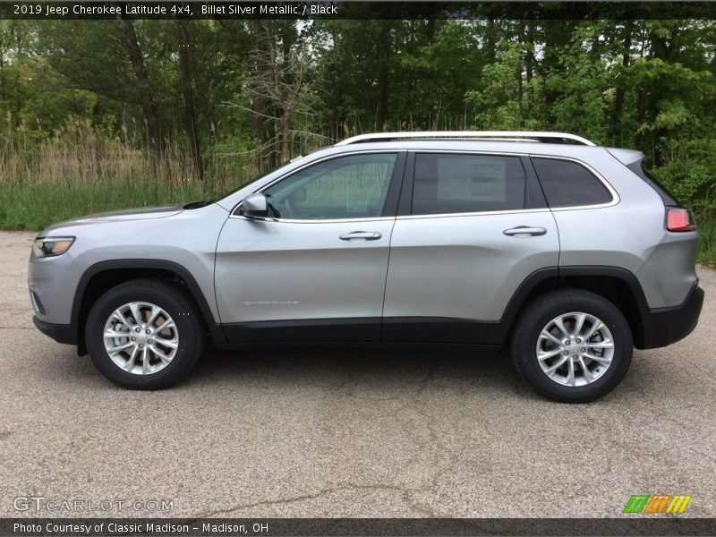 Billet Silver Metallic / Black 2019 Jeep Cherokee Latitude 4x4