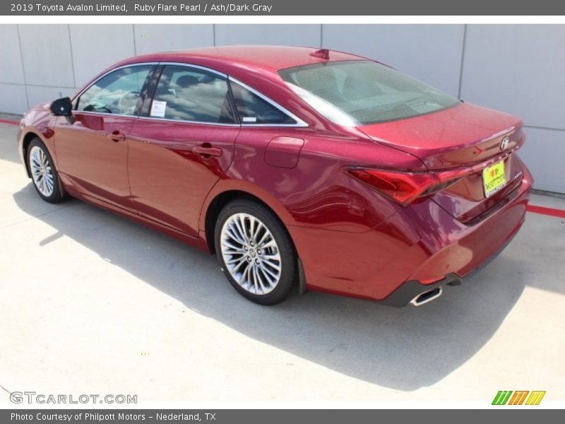 Ruby Flare Pearl / Ash/Dark Gray 2019 Toyota Avalon Limited