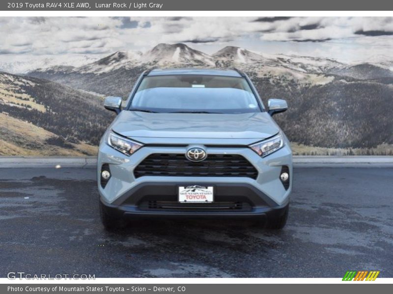 Lunar Rock / Light Gray 2019 Toyota RAV4 XLE AWD