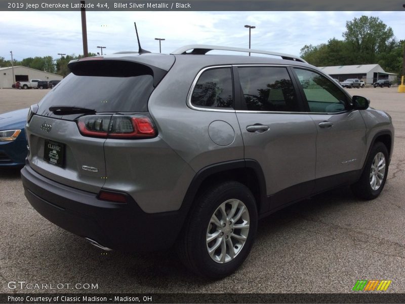 Billet Silver Metallic / Black 2019 Jeep Cherokee Latitude 4x4