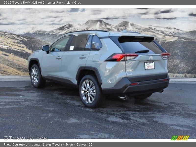 Lunar Rock / Light Gray 2019 Toyota RAV4 XLE AWD