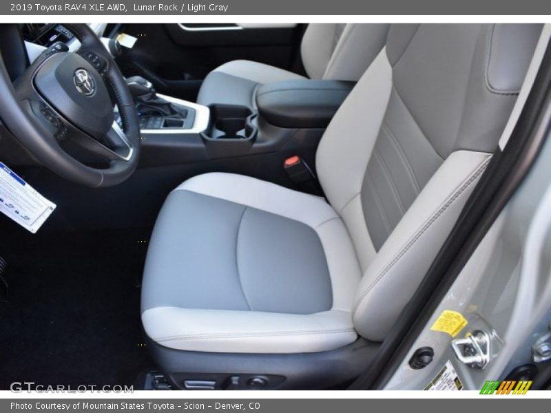 Lunar Rock / Light Gray 2019 Toyota RAV4 XLE AWD