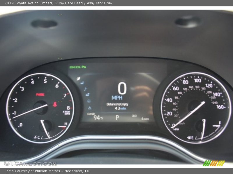 Ruby Flare Pearl / Ash/Dark Gray 2019 Toyota Avalon Limited