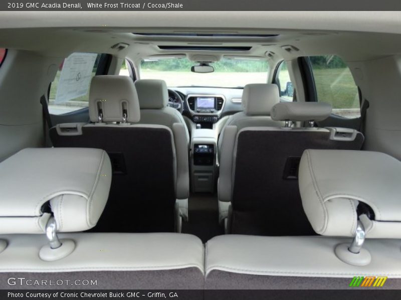 White Frost Tricoat / Cocoa/Shale 2019 GMC Acadia Denali