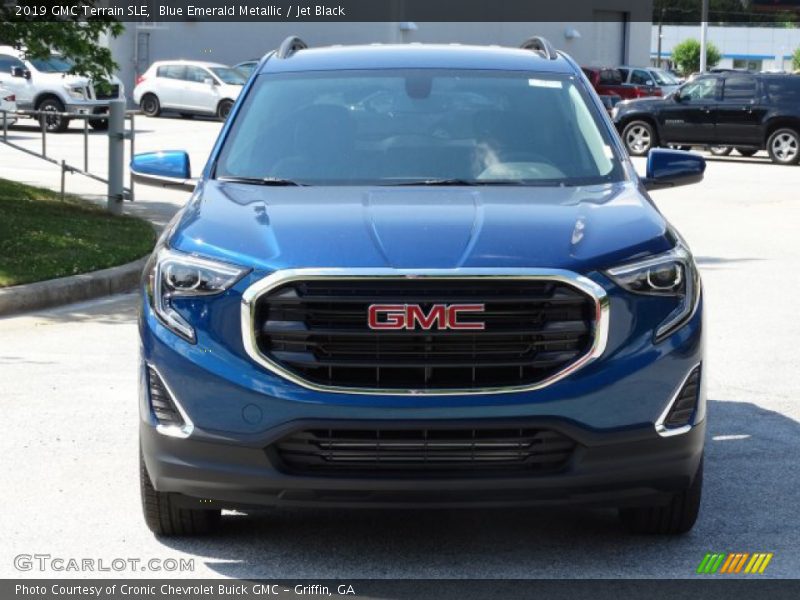 Blue Emerald Metallic / Jet Black 2019 GMC Terrain SLE