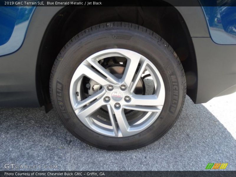 Blue Emerald Metallic / Jet Black 2019 GMC Terrain SLE