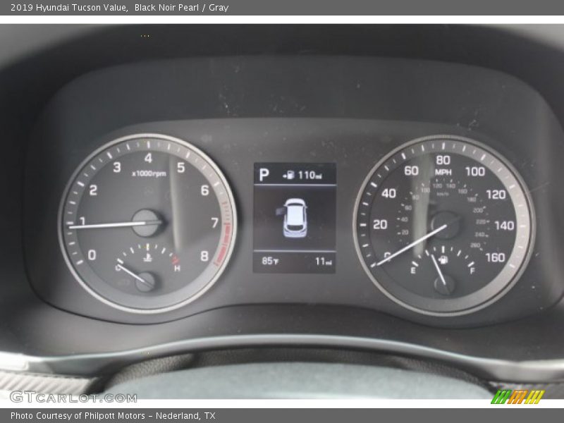 Black Noir Pearl / Gray 2019 Hyundai Tucson Value
