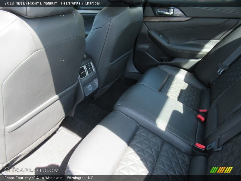 Pearl White / Charcoal 2018 Nissan Maxima Platinum